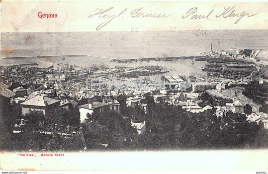 Genova - Genoa - General view - Varietas - 18281 - old postcard - Italy - used - JH Postcards