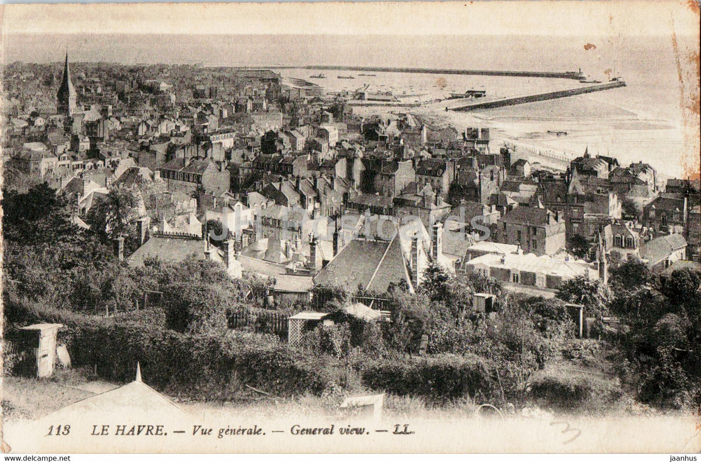Le Havre - Vue Generale - 113 - old postcard - France - unused - JH Postcards