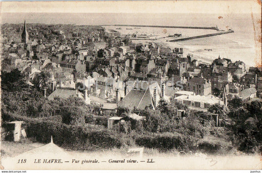 Le Havre - Vue Generale - 113 - old postcard - France - unused - JH Postcards