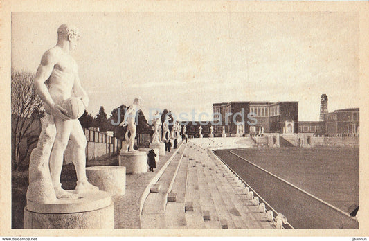Roma - Rome - Foro e Stadio Mussolini - Mussolini Arena and Forum - old postcard - Italy - unused - JH Postcards