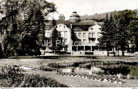 Bad Salzschlirf - Am Badehof - old postcard - Germany - unused - JH Postcards
