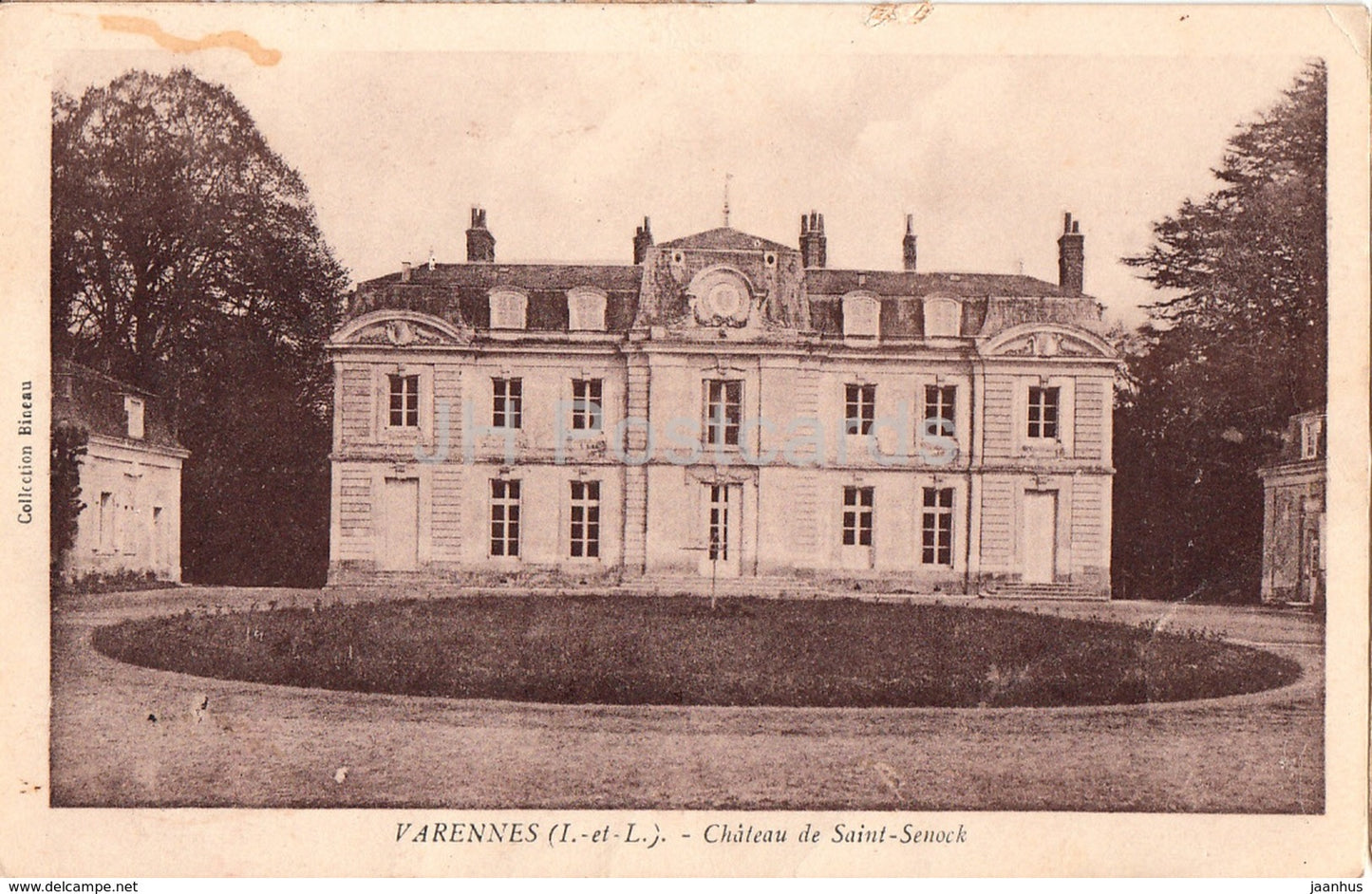 Varennes - Chateau de Saint Senock - castle - old postcard - 1940 - France - used