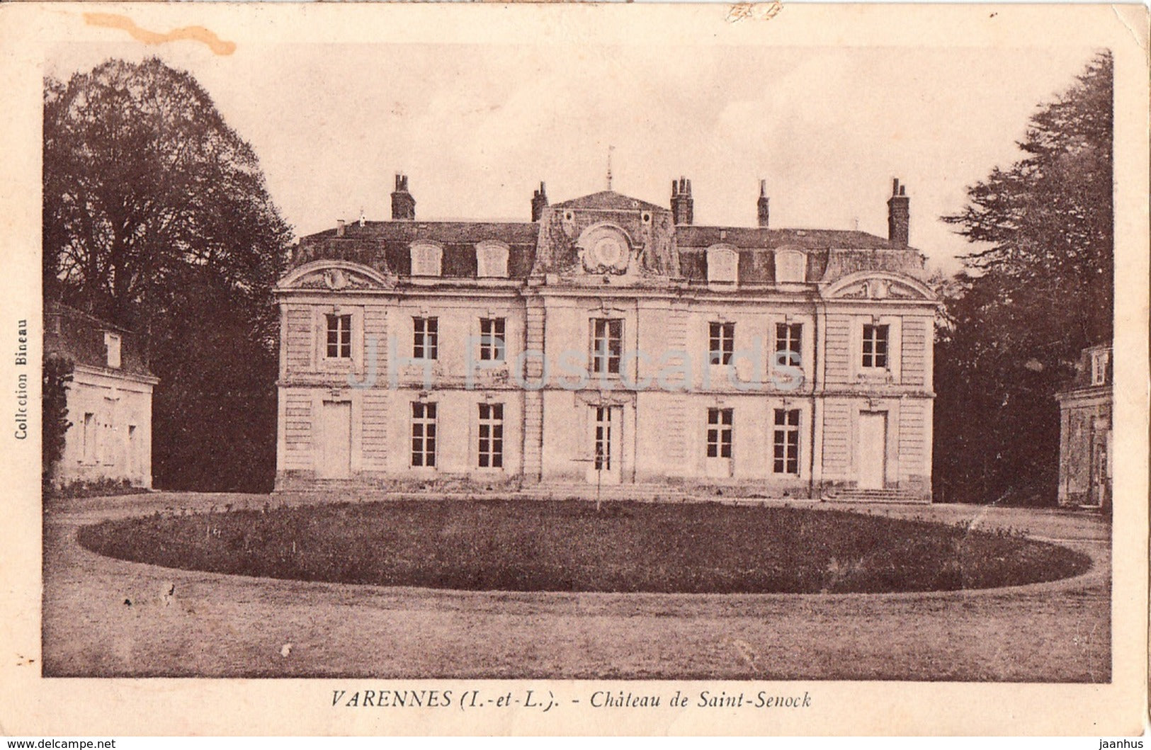 Varennes - Chateau de Saint Senock - castle - old postcard - 1940 - France - used