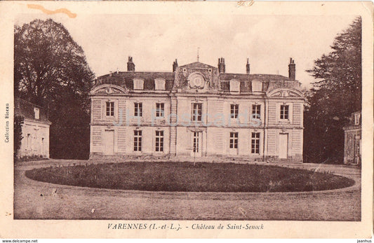 Varennes - Chateau de Saint Senock - castle - old postcard - 1940 - France - used