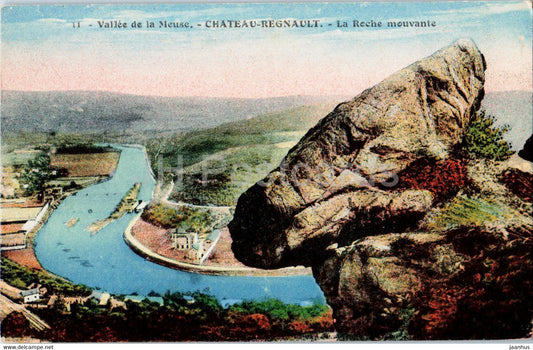 Vallee de la Meuse - Chateau Regnault - La Roche mouvante - 11 - old postcard - France - used - JH Postcards