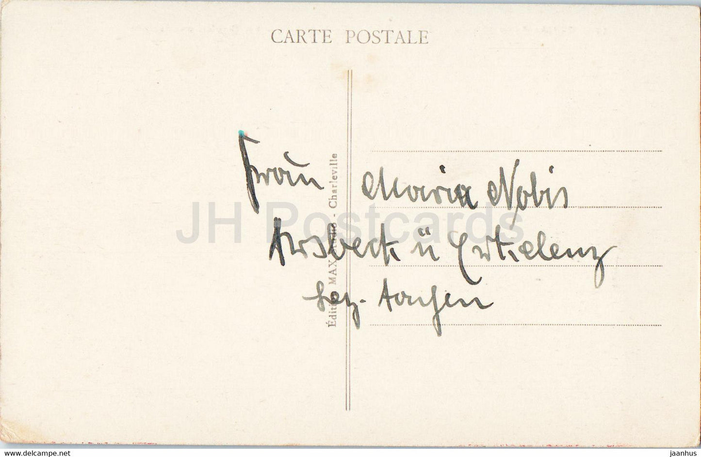 Vallee de la Meuse - Chateau Regnault - La Roche mouvante - 11 - old postcard - France - used