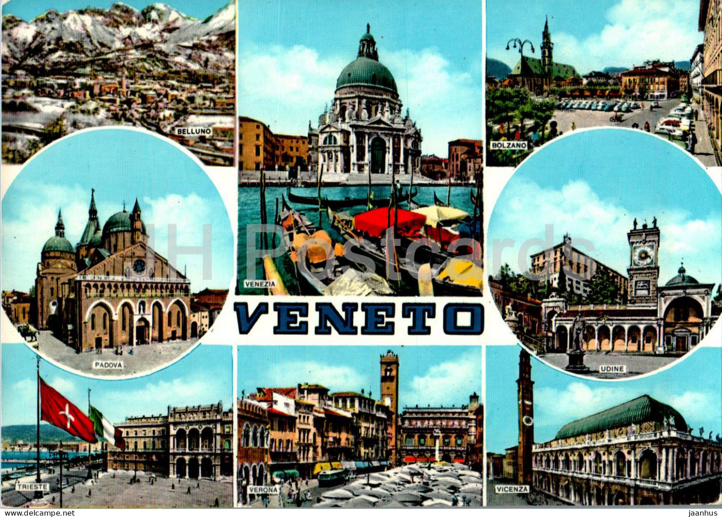 Venezia - Venice - multiview - 1966 - Italy - used - JH Postcards