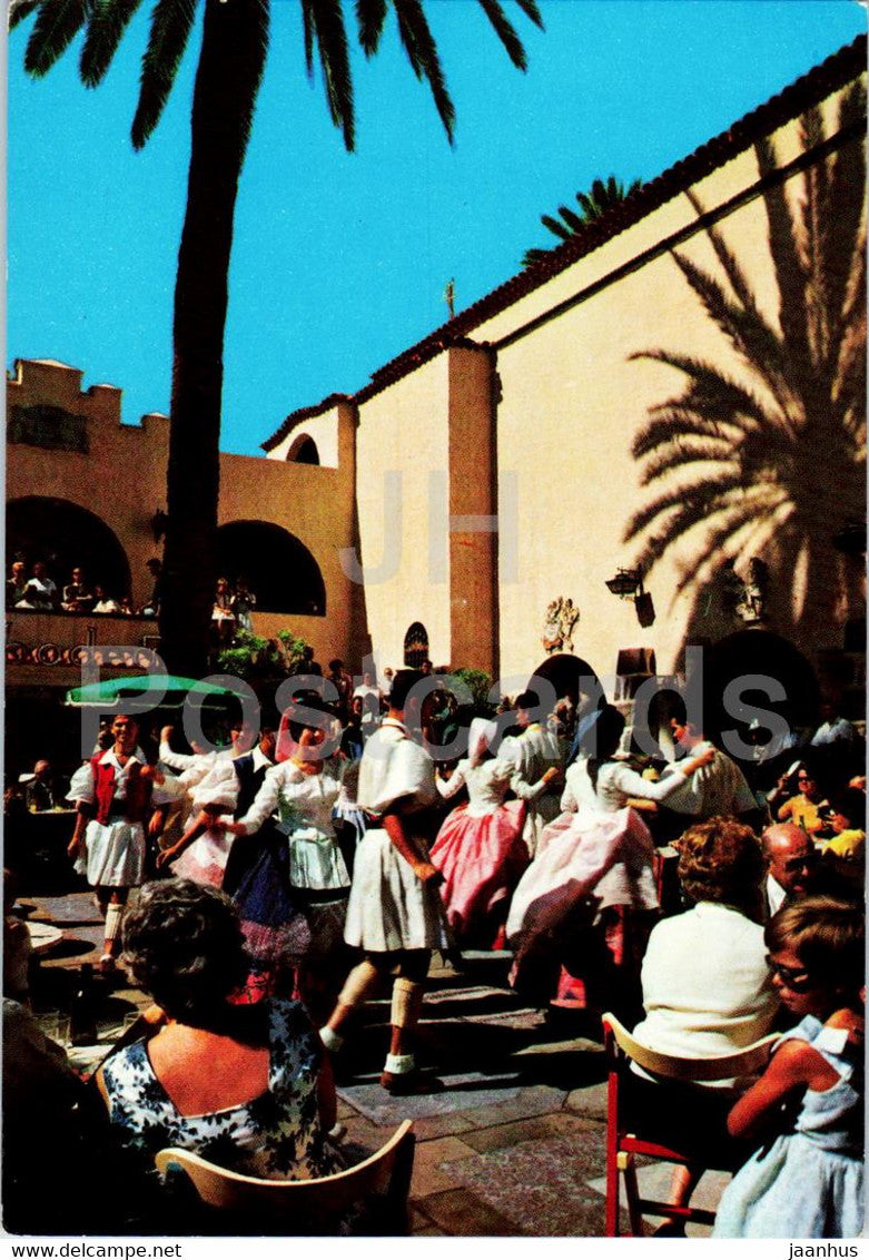 Las Palmas de Gran Canaria - Pueblo Canaria - Bailes tipicos - Canary village traditional dances - 204 - Spain - unused - JH Postcards