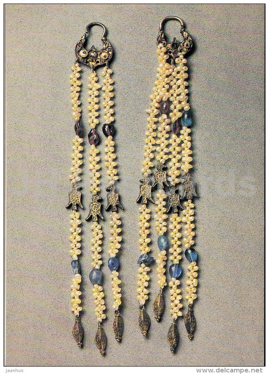 Ryasny - decoration - Russian Applied Art - 1987 - Russia USSR - unused - JH Postcards