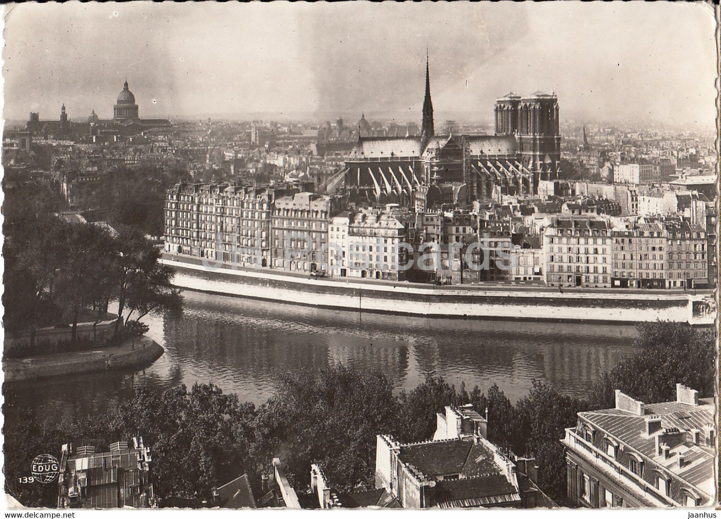 Paris - Panorama de la Cite - France - used - JH Postcards