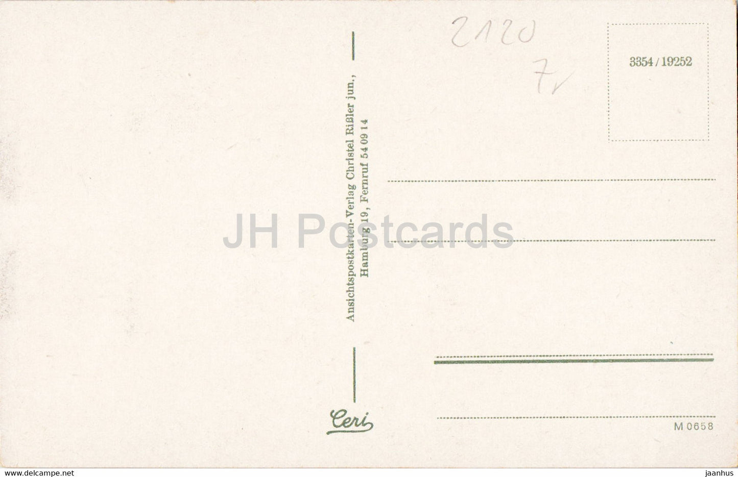 Bluhende Heide - 3354 - old postcard - Germany - unused