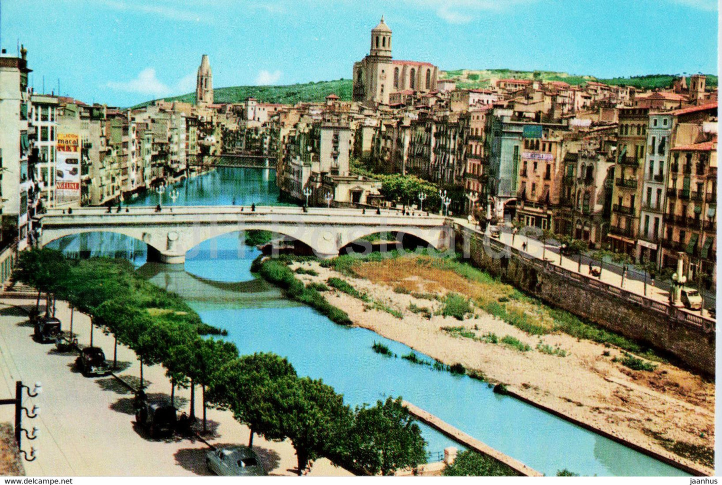 Gerona Rio Onar - La Onar - river - bridge - 2073 - Spain - unused - JH Postcards