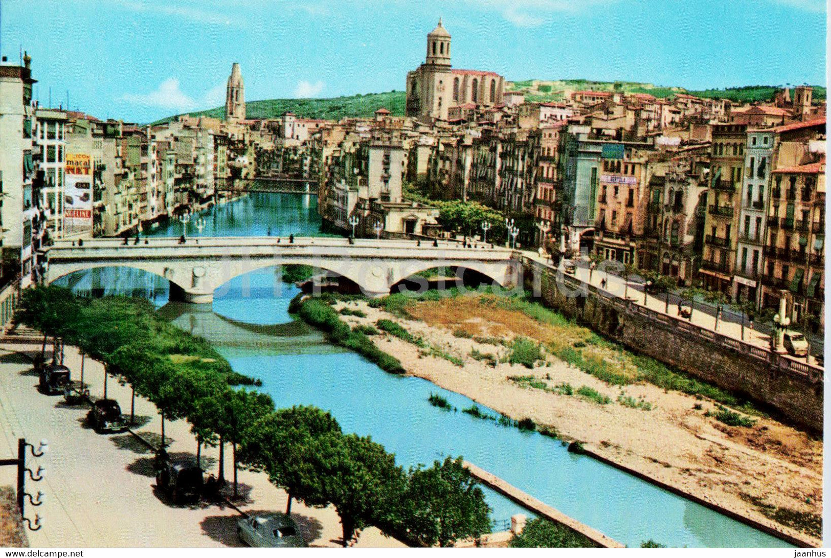 Gerona Rio Onar - La Onar - river - bridge - 2073 - Spain - unused - JH Postcards
