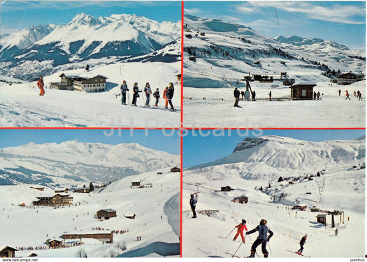 Bergrestaurant Cuolm Sura - ski resort - skiing - restaurant - 1981 - Switzerland - used - JH Postcards