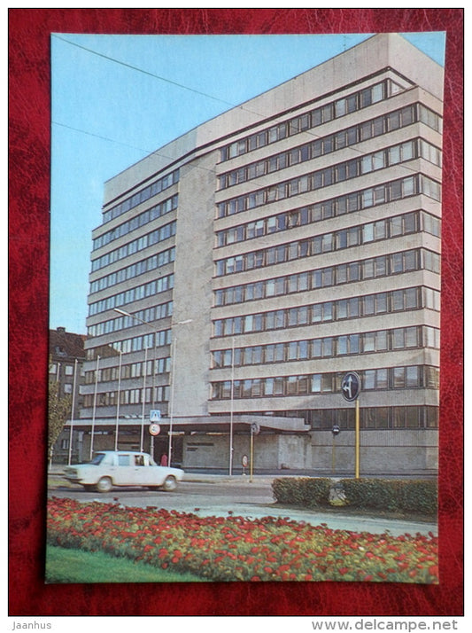 Ministry of Foreign Affairs building former Communist party Central Cocmittee - Tallinn - 1988 - Estonia - USSR - unused - JH Postcards
