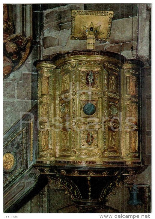 Aachen - Ambo - Evangelienkanzel im Aachener Dom am Eingang zum gotischen Chor - Germany - ungelaufen - JH Postcards
