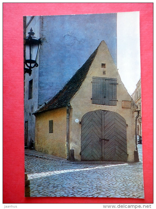 Coach-House in Palasta street , 17th century - Old Town - Riga - 1974 - USSR Latvia - unused - JH Postcards