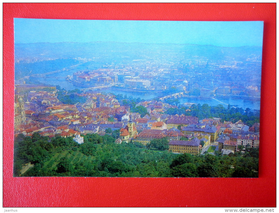 general view - Prague - Praha - 1975 - Czech Republic - unused - JH Postcards