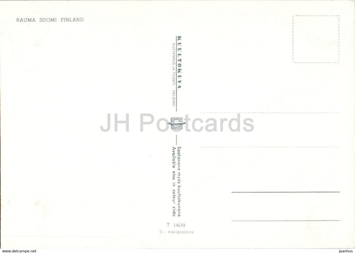 Rauma - vues sur la ville - Finlande - inutilisé