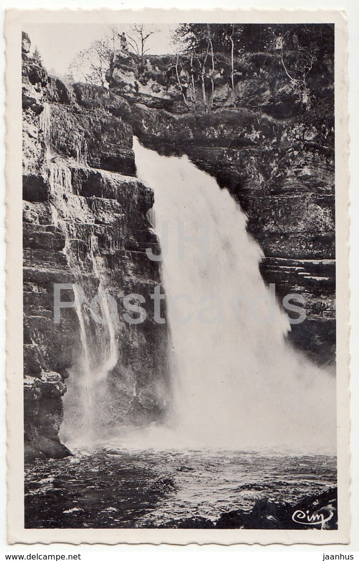Saut du Doubs - Chute 27 m - France - 1946 - used - JH Postcards