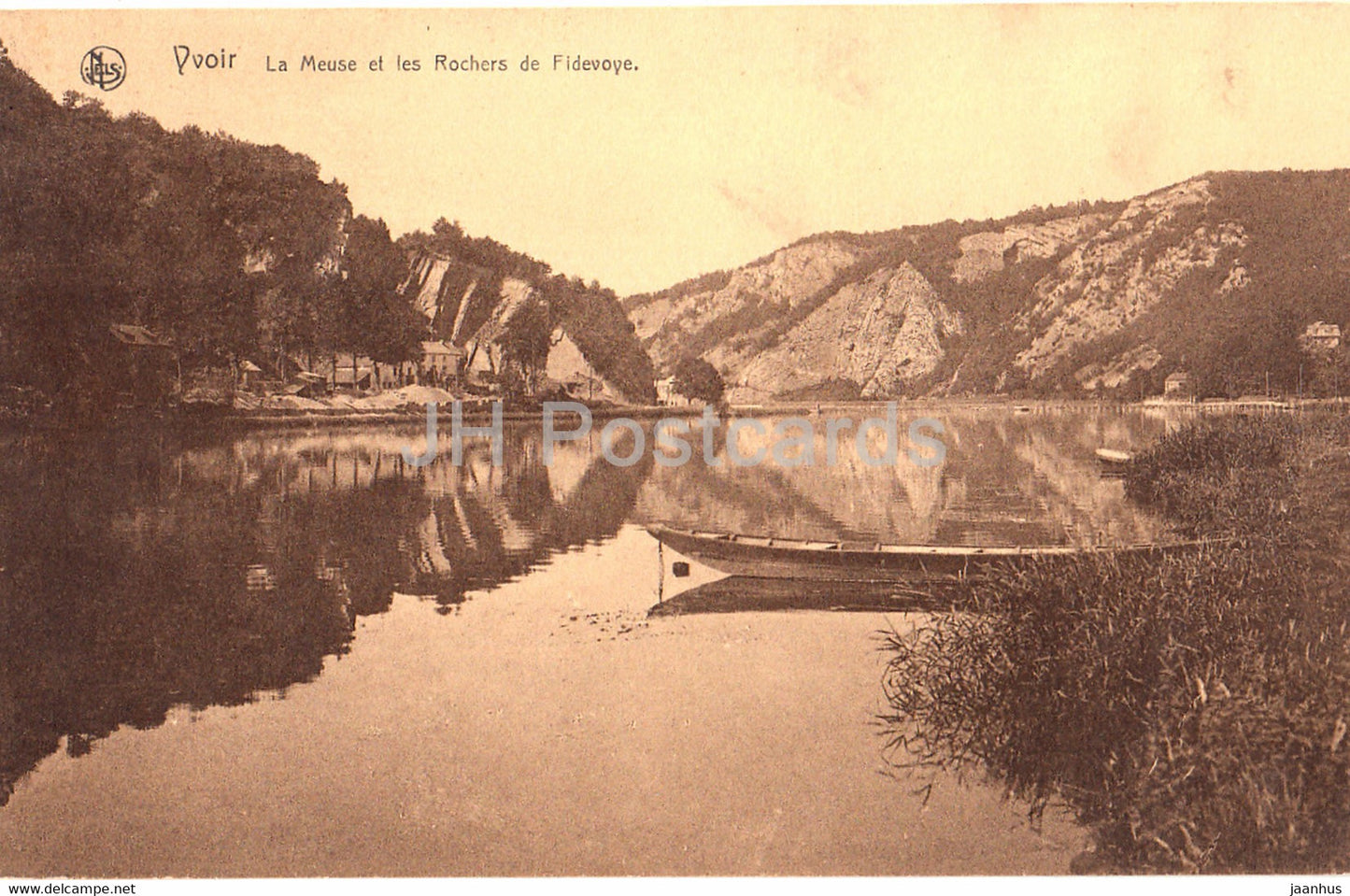 Yvoir - La Meuse et les Rochers de Fidevoye - old postcard - Belgium - used - JH Postcards