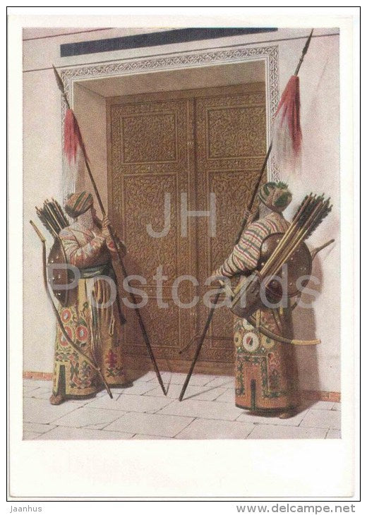 painting by V. Vereshchagin - Doors of Tamerlane - bow - russian art - unused - JH Postcards