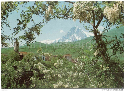 Gran Sasso d´Italia m. 2914 - Abruzzo Pittoresco - Abruzzo - 43 - Italia - Italy - sent from Italy to Germany 1982 - JH Postcards