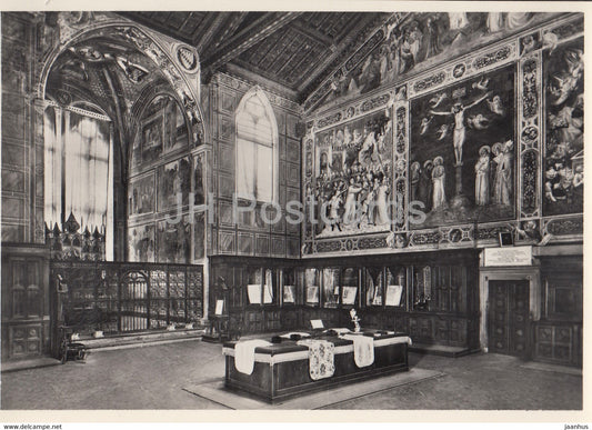 Firenze - Florence - Basilica di S Croce - L'interno della Sagrestia - cathedral - Italy - unused - JH Postcards