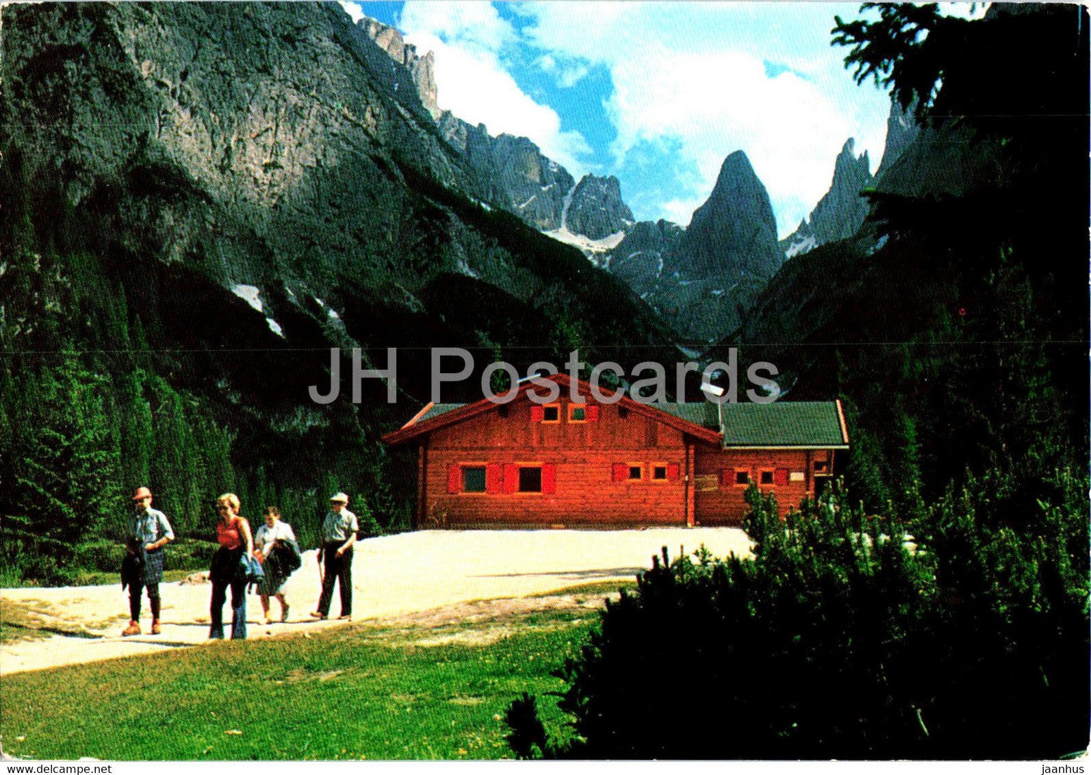 Dolomiti - Val Fiscalina - Capanna Fondo - Dolomiten - Talschlusshutte - Fischleintal - 17.21 - 1981 - Italy - used - JH Postcards