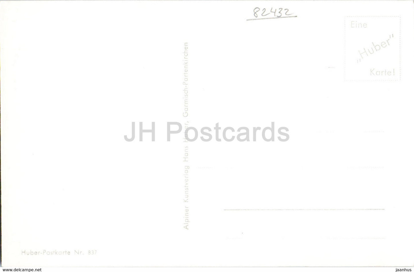 Walchensee gegen Wettersteingebirge - old postcard - Germany - unused