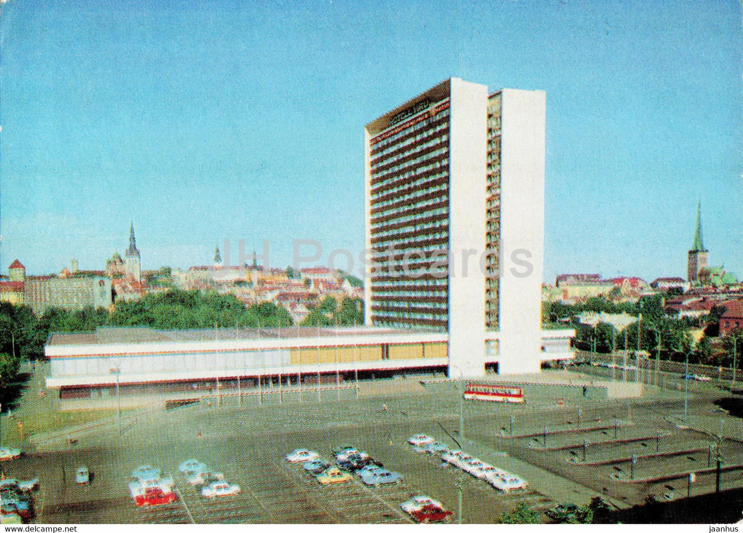 Tallinn - hotel Viru - postal stationery - 1977 - Estonia USSR - unused - JH Postcards