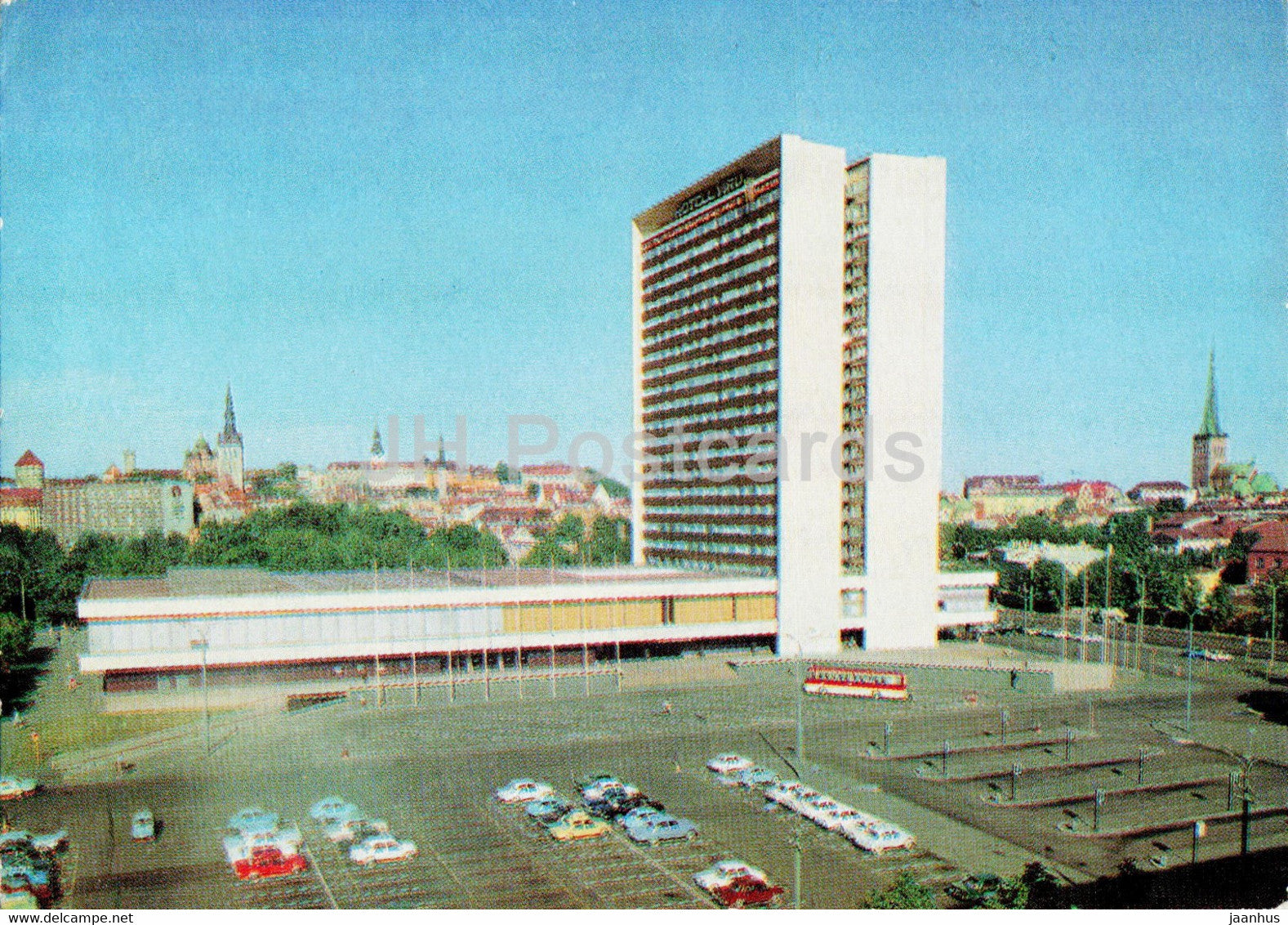 Tallinn - hotel Viru - postal stationery - 1977 - Estonia USSR - unused - JH Postcards