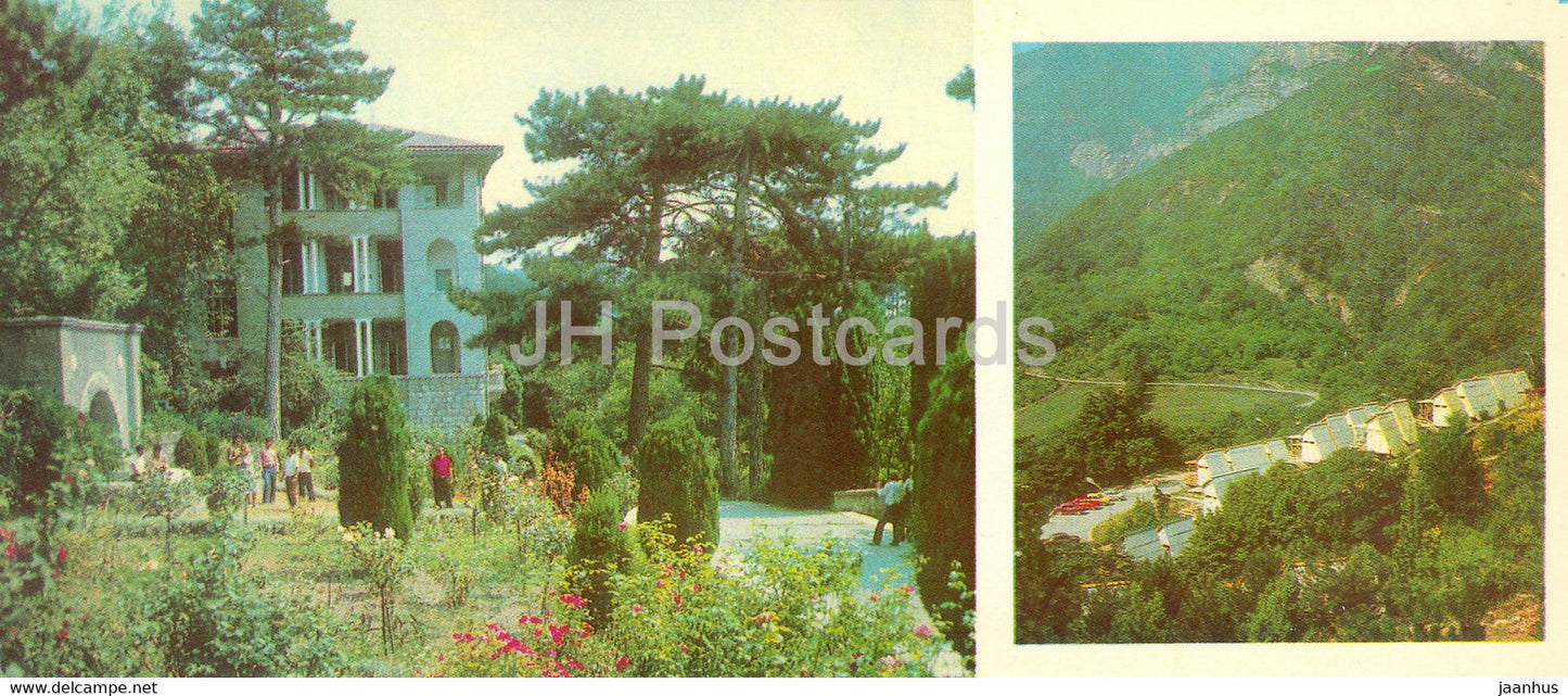 Yalta - sanatorium Dolossy - camping area Valley of fairy tales - Crimea - Ukraine USSR - unused - JH Postcards