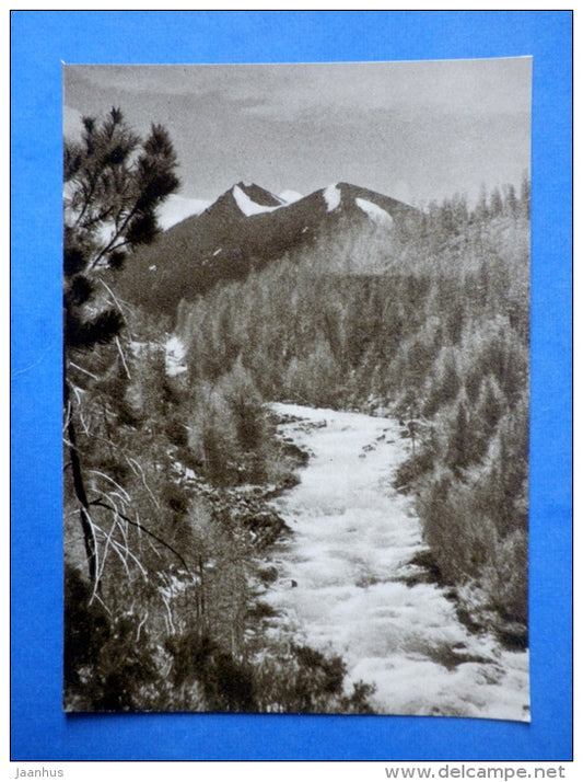 Mountain river - Yakutia - Yakut ASSR - 1963 - Russia USSR - unused - JH Postcards
