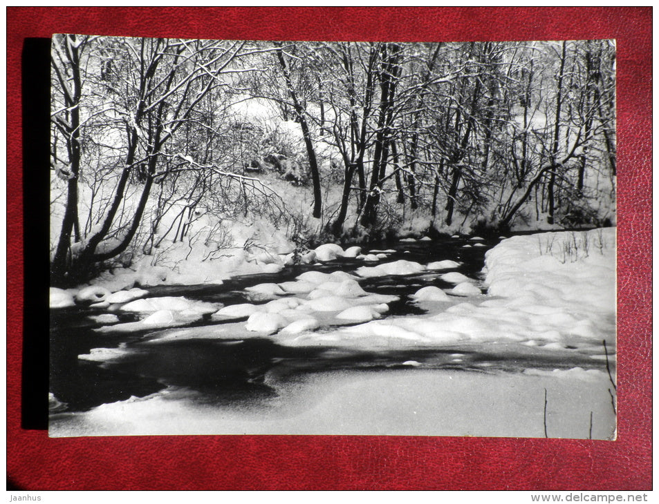 winter source - 1970 - Estonia USSR - unused - JH Postcards