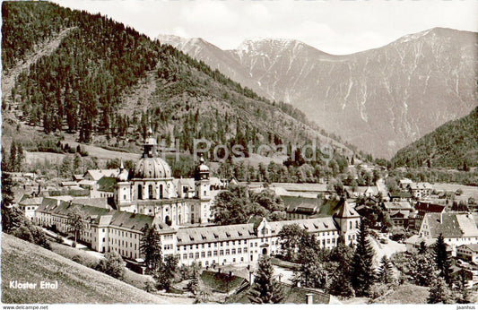 Benedikter Abtei Ettal - Kloster Ettal - old postcard - Germany - unused - JH Postcards