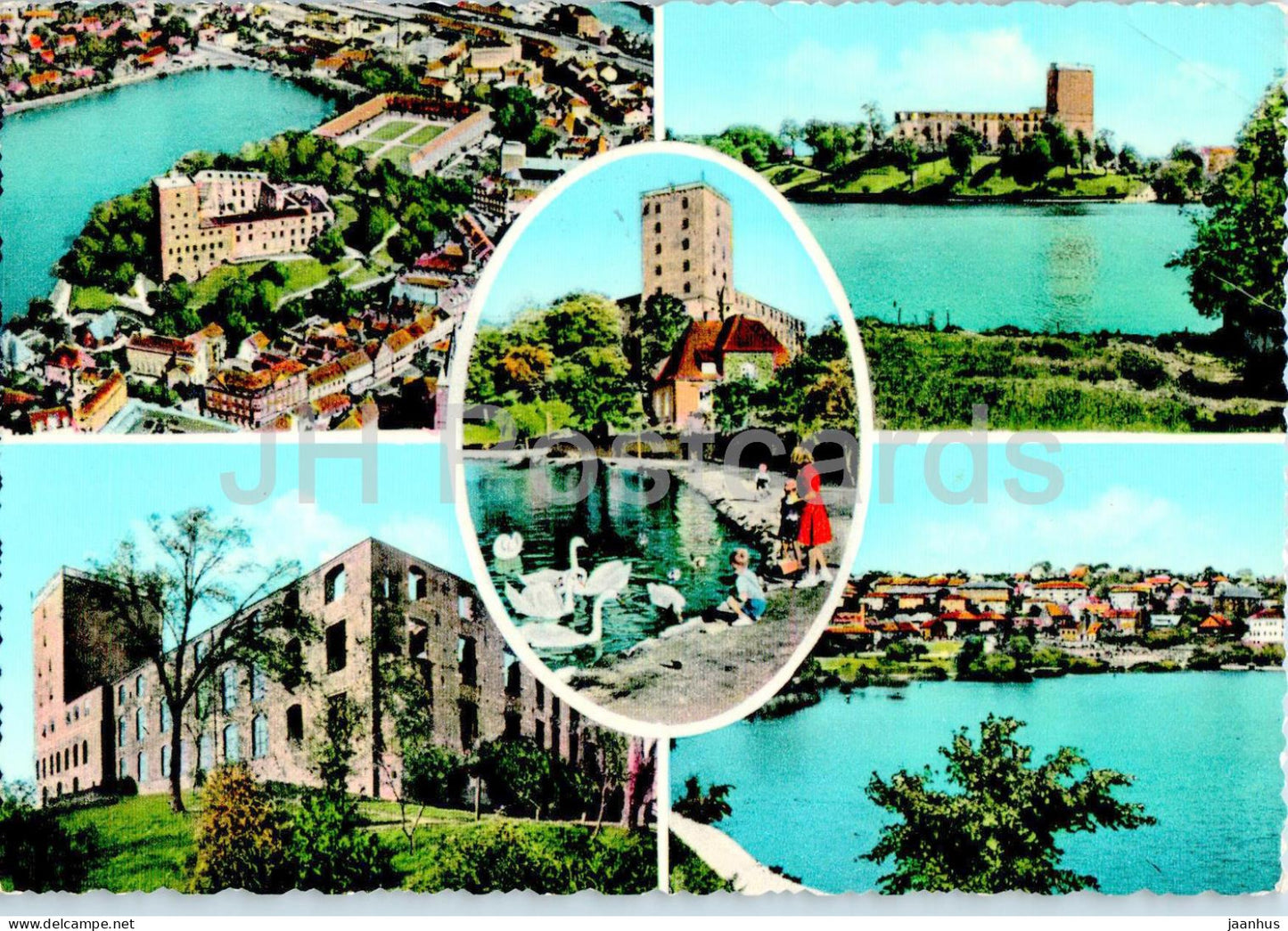 Koldinghus - Kolding - multiview - 972 - 1968 - Denmark - used - JH Postcards