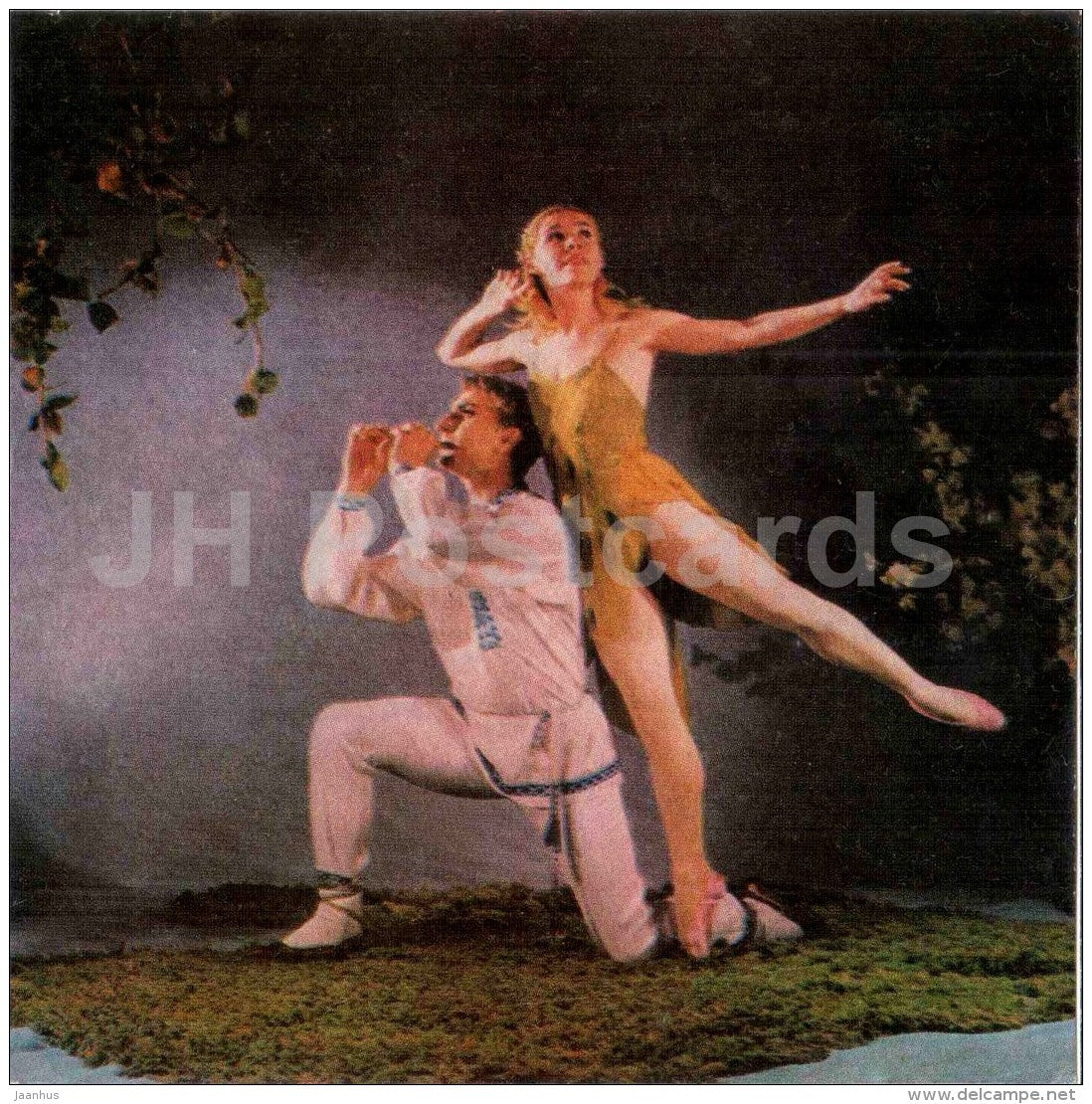 Mavka , I. Lukashova - Lukash , V. Kruglov - The Song of the Wood by Skorulsky - Ballet - 1968 - Ukraine USSR - unused - JH Postcards