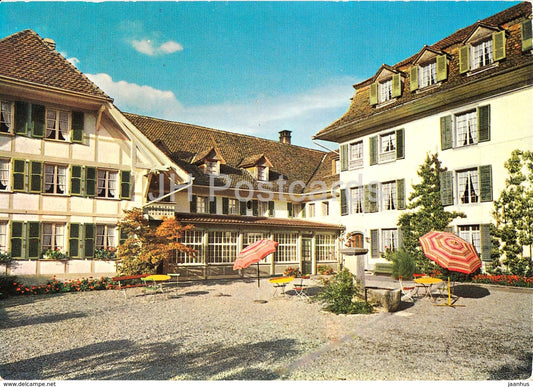 Schloss Hunigen - castle - 1976 - Switzerland - used - JH Postcards