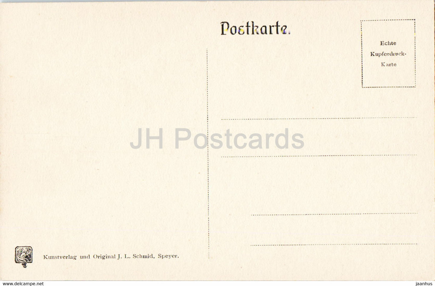 Speyer a Rh - Der Kaiserdom - cathédrale - carte postale ancienne - Allemagne - inutilisée