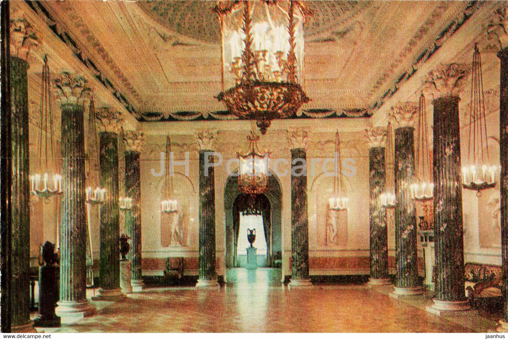 The Pavlovsk Palace - The Greece Hall - 1976 - Russia USSR - unused - JH Postcards