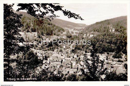 Triberg im Schwarzwald - Hotel uber'm Wasserfall - old postcard - Germany - unused - JH Postcards
