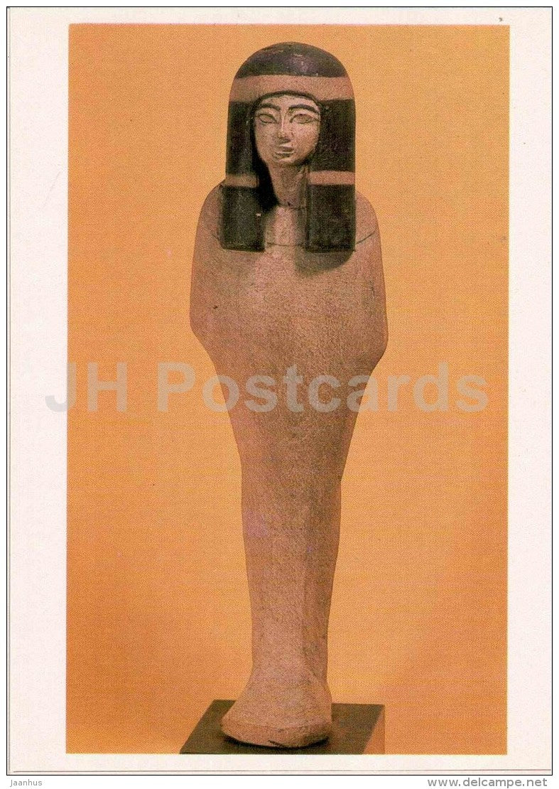 Ushabti - funerary figurine - Art of Ancient Egypt - 1986 - Russia USSR - unused - JH Postcards