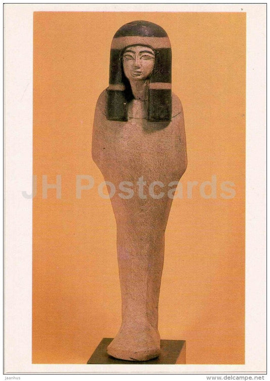 Ushabti - funerary figurine - Art of Ancient Egypt - 1986 - Russia USSR - unused - JH Postcards