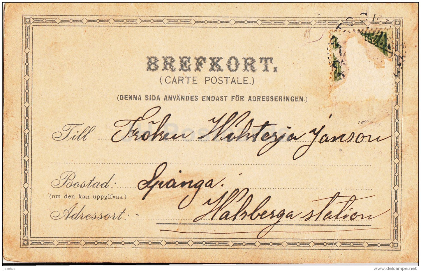 Stureplan - Stockholm - Sweden - used - JH Postcards