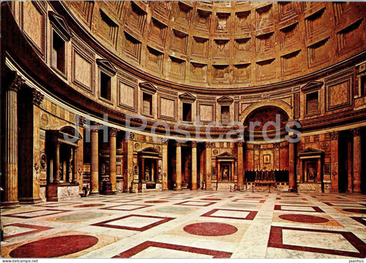 Roma - Rome - Il Pantheon - interno - interior - ancient world - 1/52 - Italy - unused - JH Postcards
