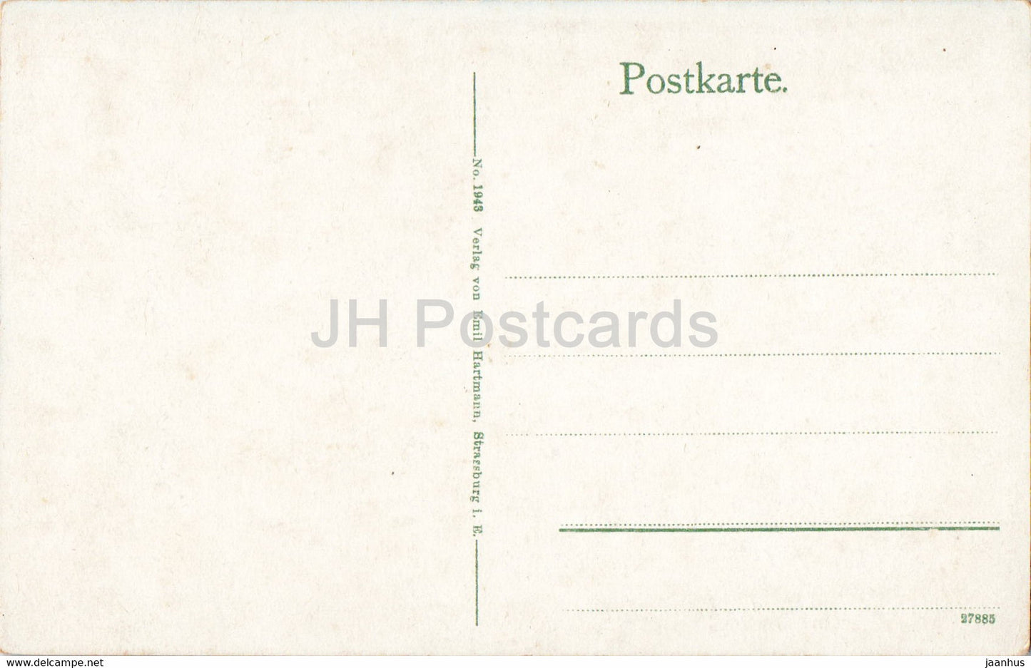 Blick vom Hohneck auf Schiessrotried - 1943 - old postcard - France - unused