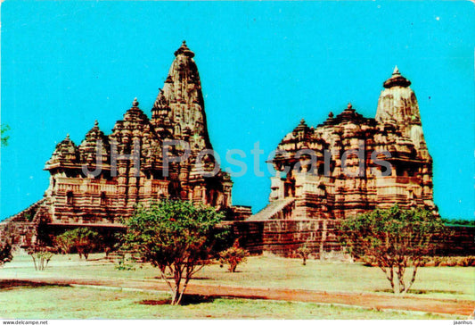 Kandharia Mahadev Temple & Devi Jagdamba Temple Khajuraho - India - unused - JH Postcards