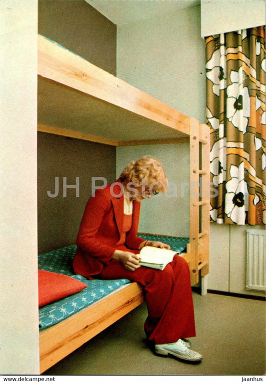 home - interior - bed - 57179 - Finland - unused - JH Postcards