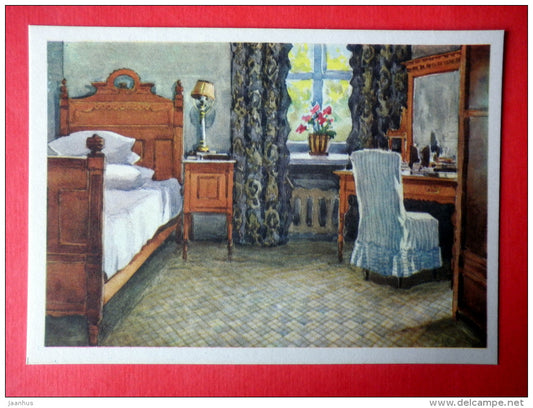 Lenin`s Room in Northern Outbuilding by V. Kochegura - Lenin Memorial Museum at Gorki - 1968 - Russia USSR - unused - JH Postcards